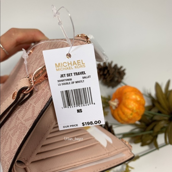 Michael Kors JST Large Double Zip Wristlet - Picture 8 of 8